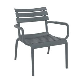 Armchair dark gray Paris Lounge 76x70x68 cm