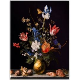 Glass picture Styler Gold Vase GL387 50X70 cm