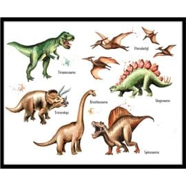 Picture in a frame Styler 50X70 AB166 DINOSAUR