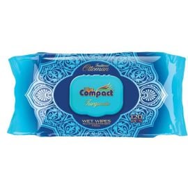 Wet wipes Compact Turquoise 120 pcs