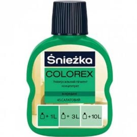 Universal pigment concentrate Sniezka Colorex 100 ml lime green N45