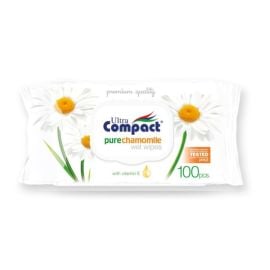 Wet wipes Ultra Compact chamomile 100 pc