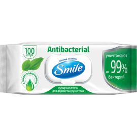 Wet wipes Smile antibacterial 100 pcs