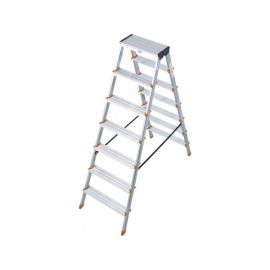 Aluminum ladder Krause 120434 Dopplo 2x7 130 cm