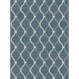 Carpet DCcarpets Terazza 21110 Ivory/Silver/Blue 160x230 cm.
