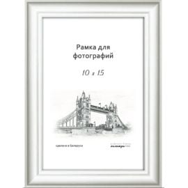 Frame with wooden glass Palitra D17KLO/03 10х15 White