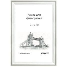 Frame with wooden glass Palitra Д17КЛО/03 21х30 white