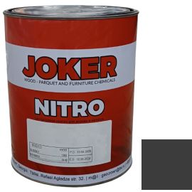 Краска нитроцеллюлозная Joker черная матовая 0.75 кг