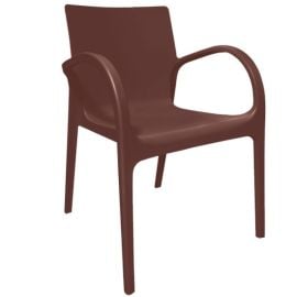 ALEANA სკამი მუქი ყავისფერი "ჰექტორი" 79.5სმ