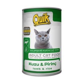 Canned food for cats Quik lamb and rice 415g