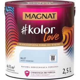 Краска интерьерная Magnat Kolor Love 2.5 л KL27 светло-синяя