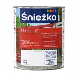 გრუნტი ანტიკოროზიული ლითონისთვის Sniezka Urekor S თეთრი 0,8ლ