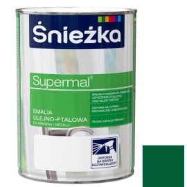 Enamel oil-phthalic Sniezka Supermal 800 ml glossy green