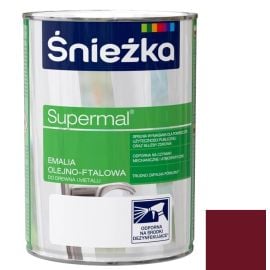 ემალი ზეთოვან-ფთალური Sniezka Supermal 2.5 ლ პრიალა ალუბლისფერი