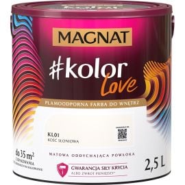 საღებავი ინტერიერის Magnat Kolor Love 2.5 ლ KL01 სპილოს ძვლისფერი