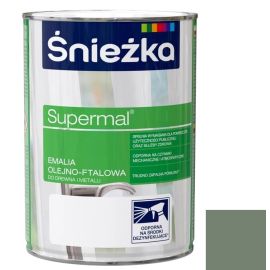 Enamel oil-phthalic Sniezka Supermal 800 ml glossy ashy