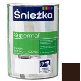 Enamel oil-phthalic Sniezka Supermal 2.5 l glossy chocolate
