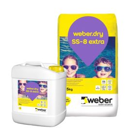 Гидроизоляция наружная Weber Dry SS-8 Extra 10+25 кг
