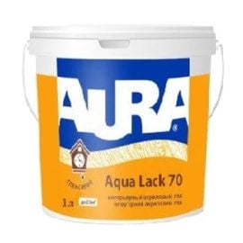 ლაქი წყლის საფუძველზე Eskaro Aura Aqua Lack 70 1 ლ