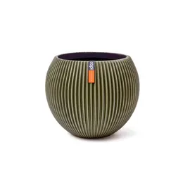 Горшок цветочный Capi Europe Vase Groove 30x25см зеленый