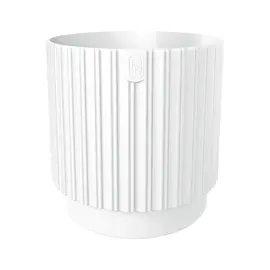 Горшок цветочный FORM-PLASTIC Mika Cyli Petit 26 Eco Wood white
