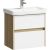 Suspended cabinet Аqwella Sity 60 with wash basin Mini 60