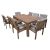 Set of wooden furniture TOBIN ACACIA HUC31499 HUC23370