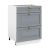 Шкаф для кухни нижний Classen Gaja Grey 28000648 600x820x480 мм