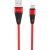 Cable microUSB Borofone BU10 1.2 m red