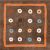 დეკორი Golden tile Н1Б080 Africa №8 mix 18.6х18.6 სმ