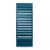Decorative heated towel rail Terma QUADRUS BOLD blue Ral 5009 (SX) 1185/450