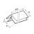 Universal angle Profile VOX Kerrafront FS-222 oak concrete 3 m A