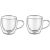 A set of mugs with double glass Mia 96858 250 ml 2 pcs