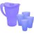 Set of plastic jug and glasses Aleana 169041