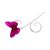 Опора для цветов Scheurich 151/39 Бабочка розовая