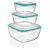 Set of containers for products Irak Plastik Fresh box LC-300 3 pc