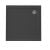 Shower tray granite Granmaster Basilico 90x90 graphite KWBX241B