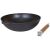 Cast iron frying pan with glass lid and removable handle Biol WOK 1524C	24 cm