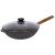 Cast iron frying pan with glass lid and removable handle Biol WOK 1524C	24 cm