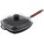 Cast iron grill pan with removable handle and glass lid Biol 28х28 cm