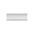 Extruded ceiling plinth Solid C26/70 white 68x60x2000 mm