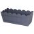 ქოთანი ყვავილის Form-Plastic Elba box with brackets 55anthracite