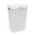 Basket for bed linen Rotho 55 l COUNTRY white