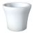Outdoor plastic pot Scheurich 268/48 No1 Style PURE WHITE