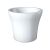 Outdoor plastic pot Scheurich 268/30 NO1 STYLE PURE WHITE