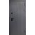 Дверь металлическая внутренее открывание Doors 717A STRONG 980x2200 мм R антрацит