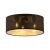 Ceiling lamp EMIBIG ASTON 3 E27 3x MAX 60W black gold