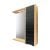Cabinet with mirror Denko Mostar 70 Anthracite Grey/Sonoma LED