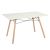 Dining table London S 110x70x72 cm white