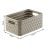 Storage basket Rotho 4L COUNTRY A6+ cappuccino